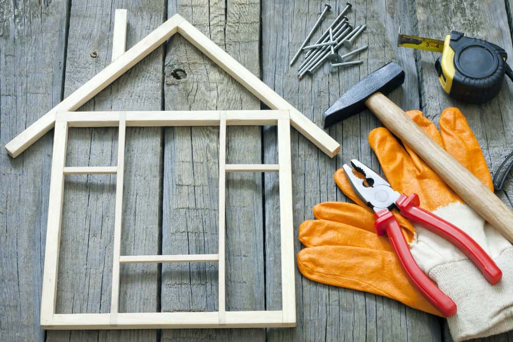 House,Construction,Renovation,Abstract,Background,And,Tools
